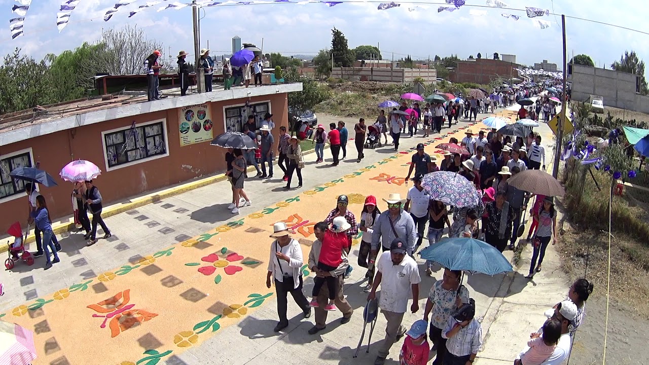 Procesión Viernes Santo Santa Ana Xalmimilulco 2018