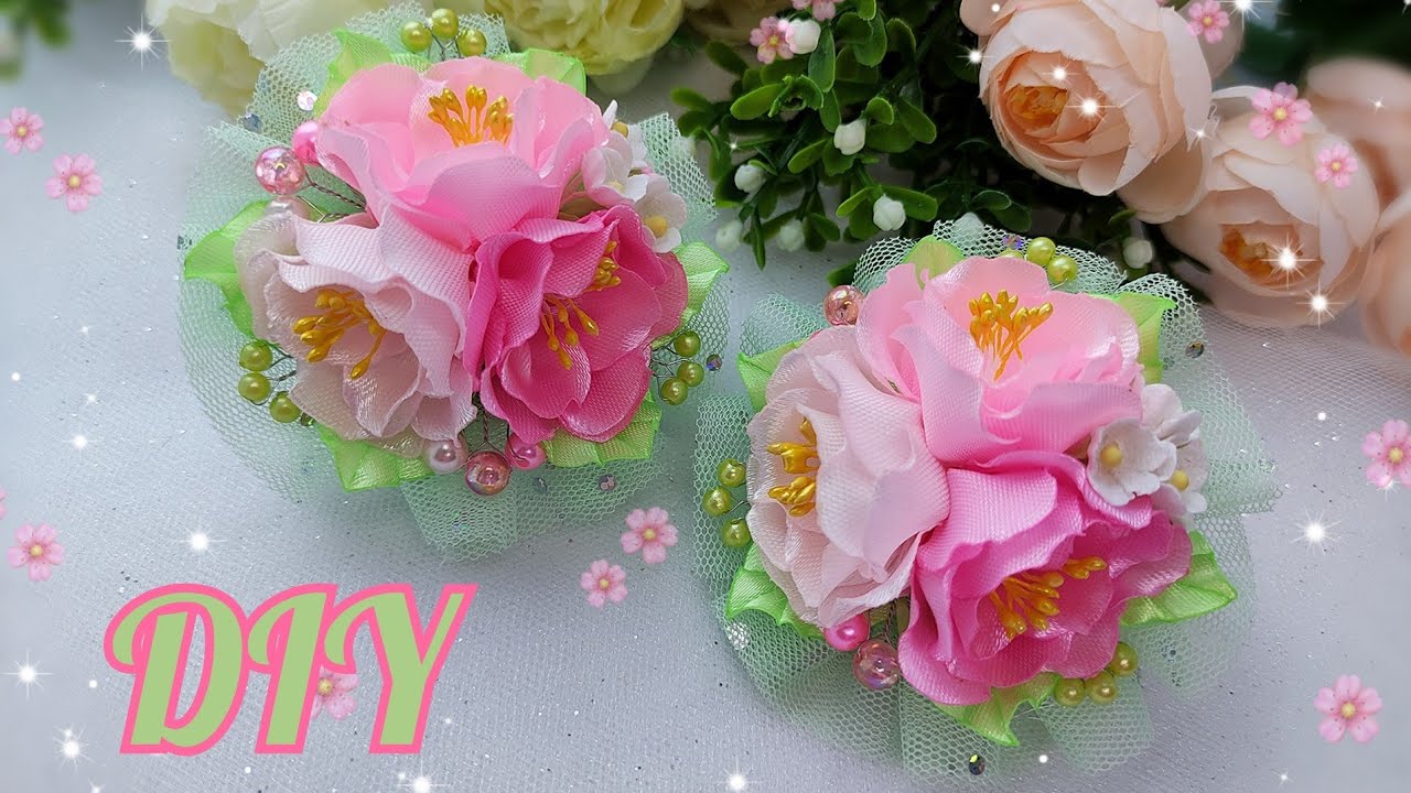 DIY / Самые нежные розовые букетики