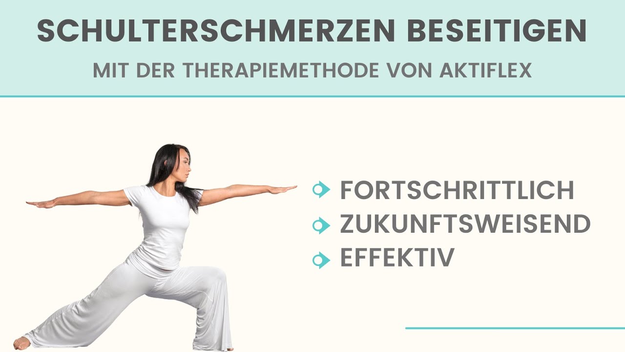 Schulterschmerzen beseitigen mit der zukunftsweisenden Therapiemethode von AktiFlex