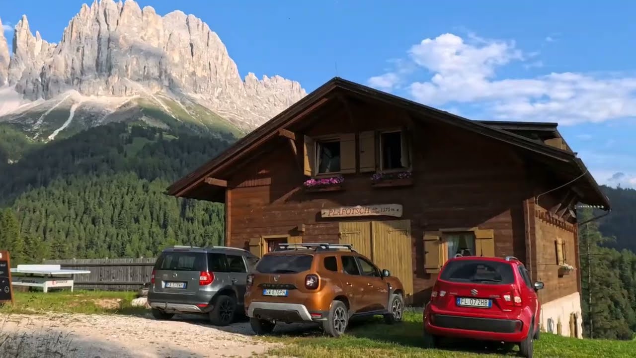 Dolomites Malga Plafötsch (Plafötsch Alm), Tires al Catinaccio | 4K | 19 - 20 June 2025