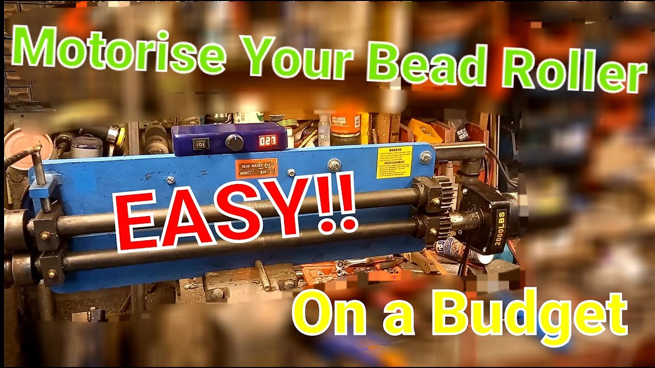 Bead Roller Motor Conversion.  Car Restoration.