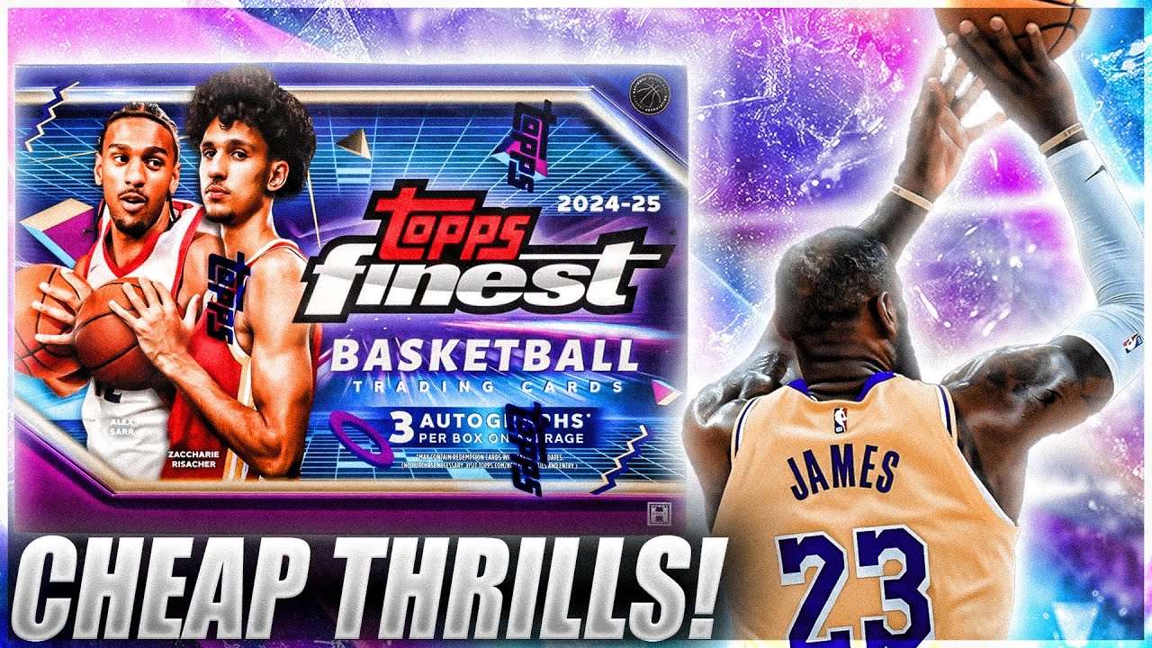 UNDER $200 CHEAP THRILLS! | 2024-25 Topps Finest Basketball Hobby & Delight Box Review