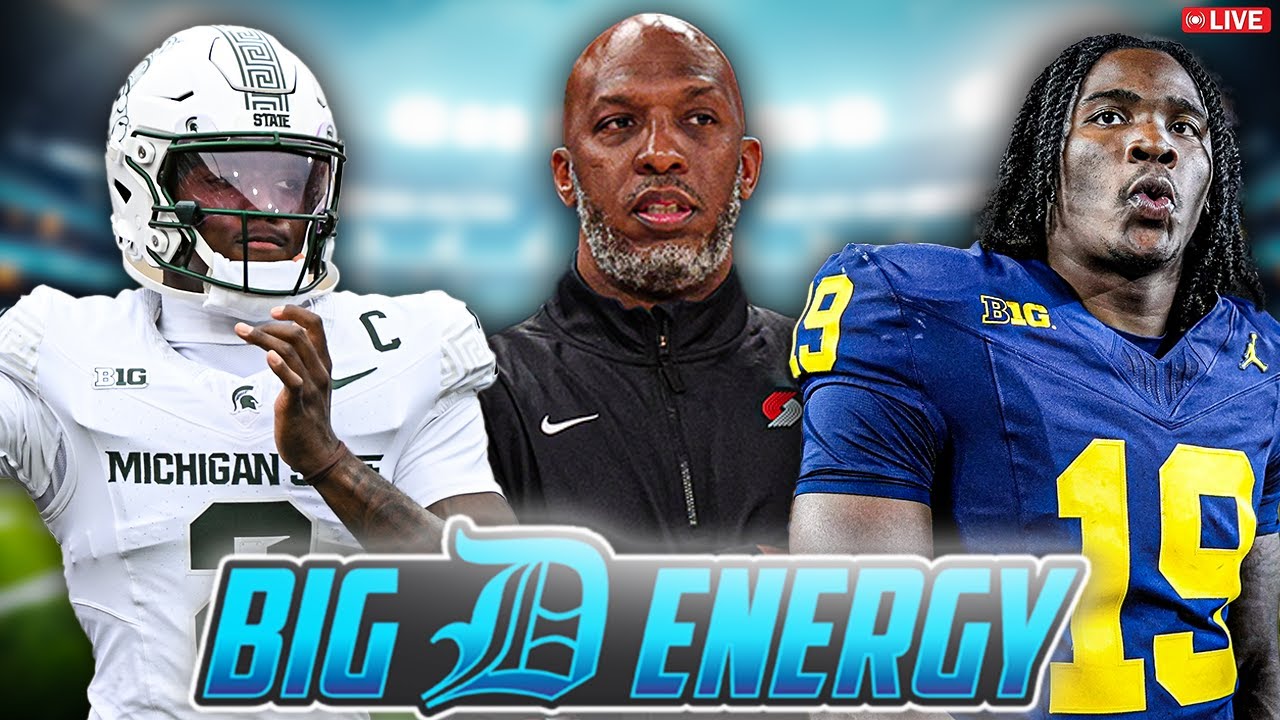 Detroit Lions ADDING EDGE Rusher? UofM vs MSU | Big D Energy | Friday, October 24th 2025