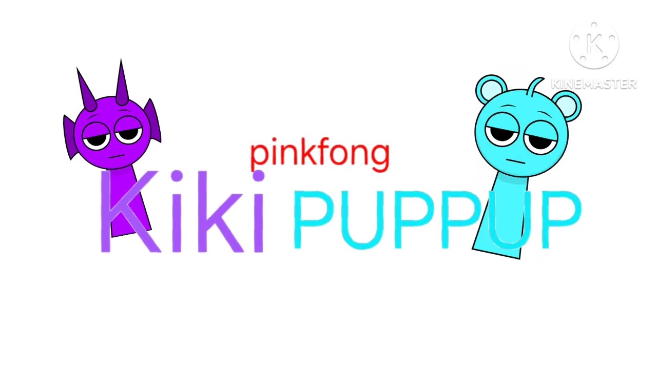 pinkfong Kiki PUPPUP Logo Яemake kinemaster speedrun x16 speed