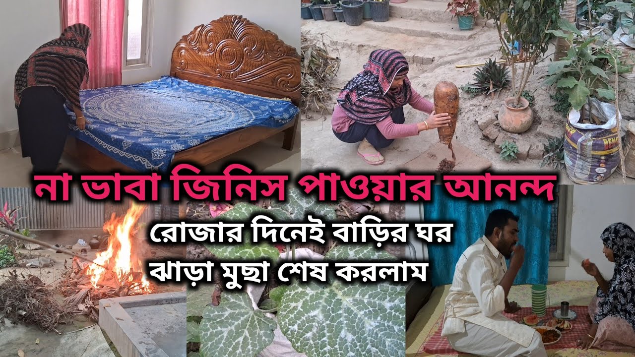 রোজার দিনেই বাড়িঘর ঝাড়া মোছা শেষ করলাম না ভাবা জিনিস পাওয়ার আনন্দ