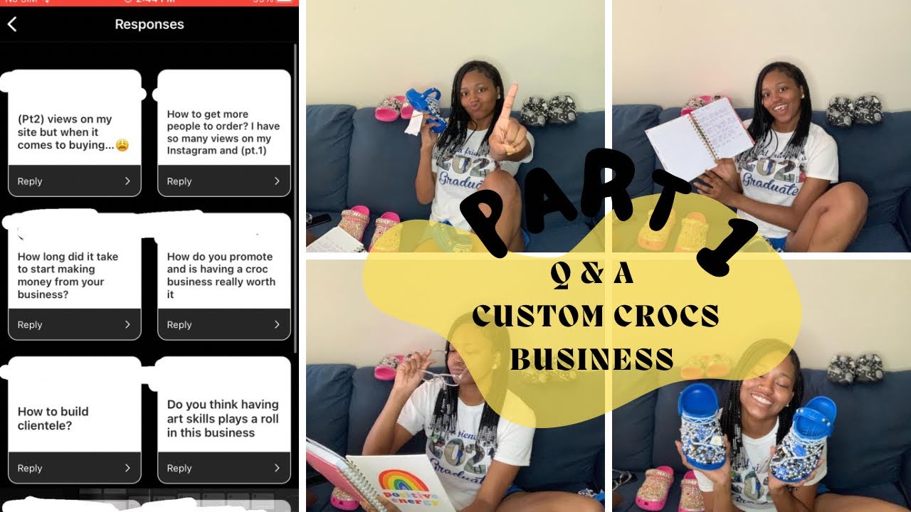 GIRL TALK PART 1|  Q & A | Is Having A Crocs Business Really Worth IT ? | CLIENTELE? | CUSTOM CROCS|