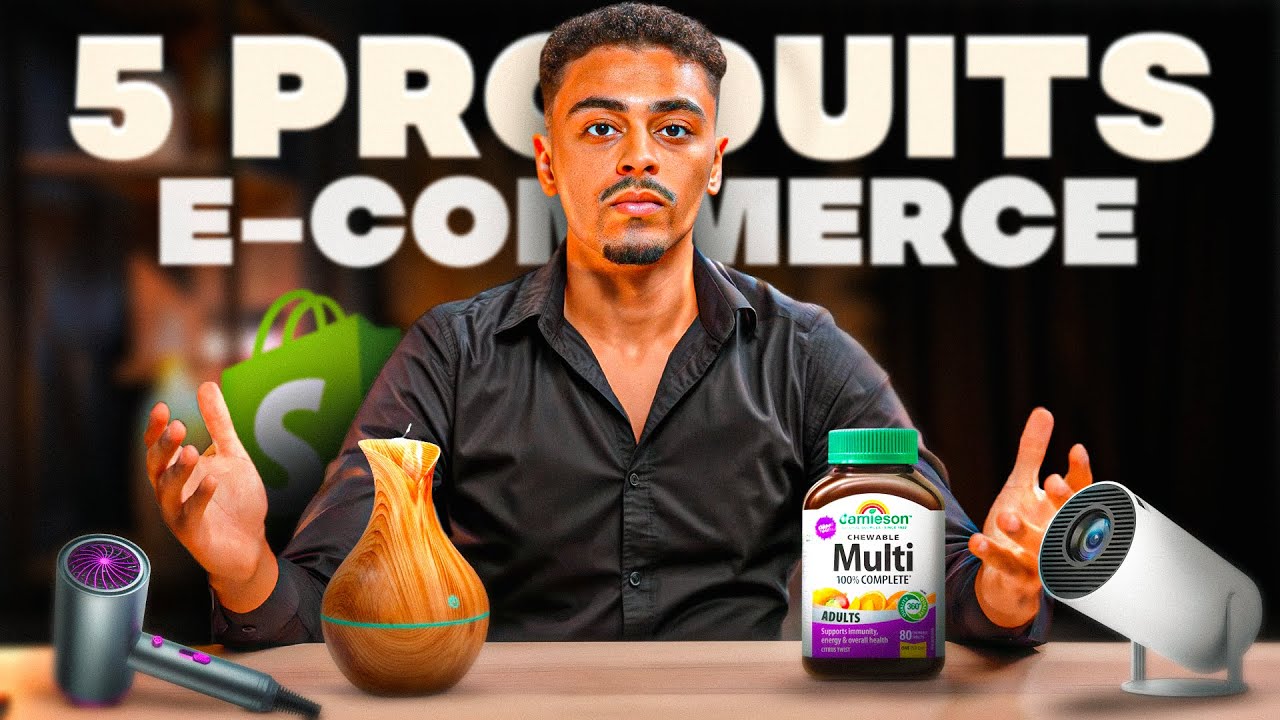 Top 5 Produits E-commerce &agrave; Vendre en 2025