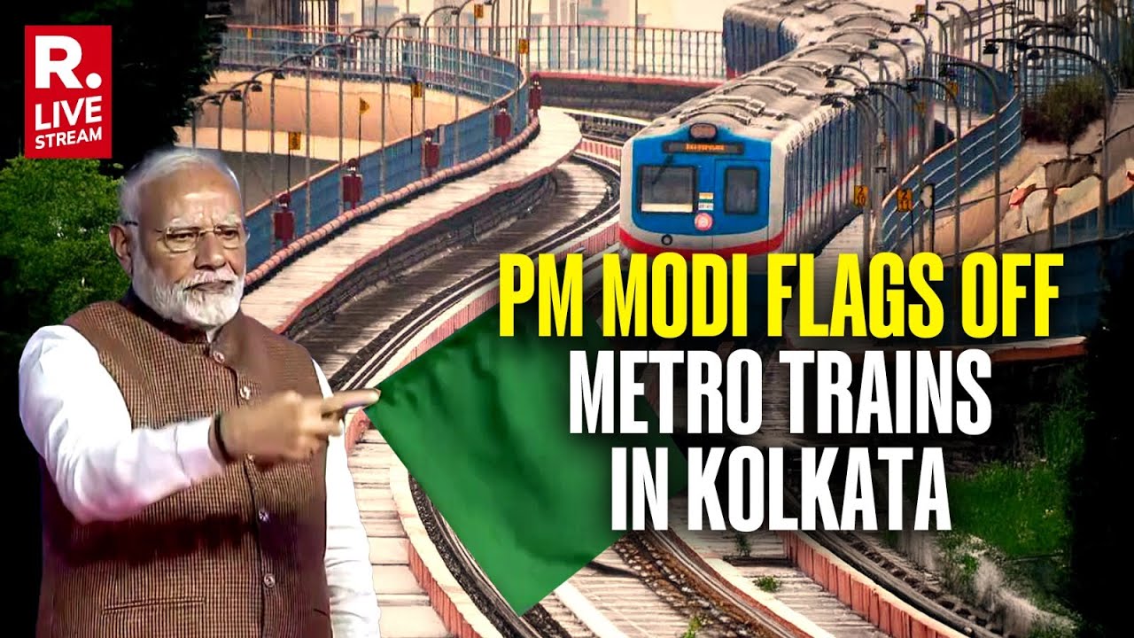 PM Modi Inaugurates Kolkata's New Metro Line | PM In West Bengal |  Live