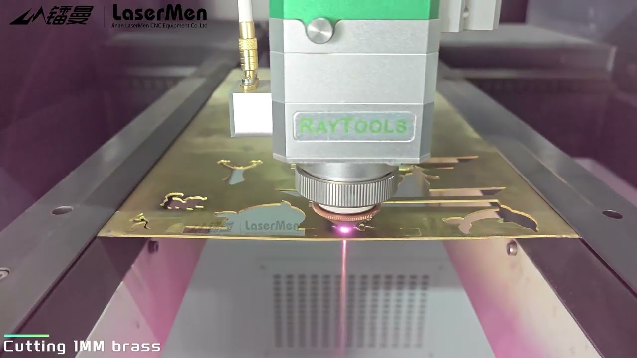 [LaserMen]LM-6080P fiber laser cutting machine cutting aluminum stainless steel#lasercuttingmachine
