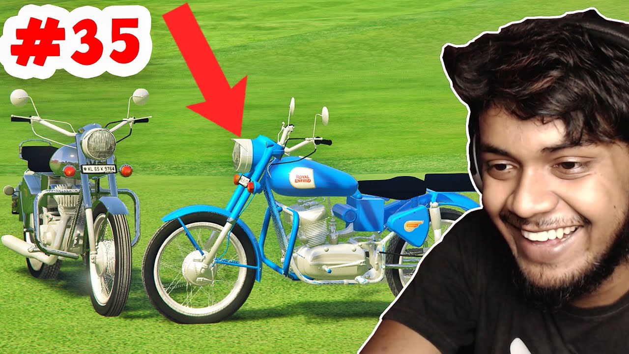 Gta5 tamil i changed ROYAL ENFIELD colour - Part 35