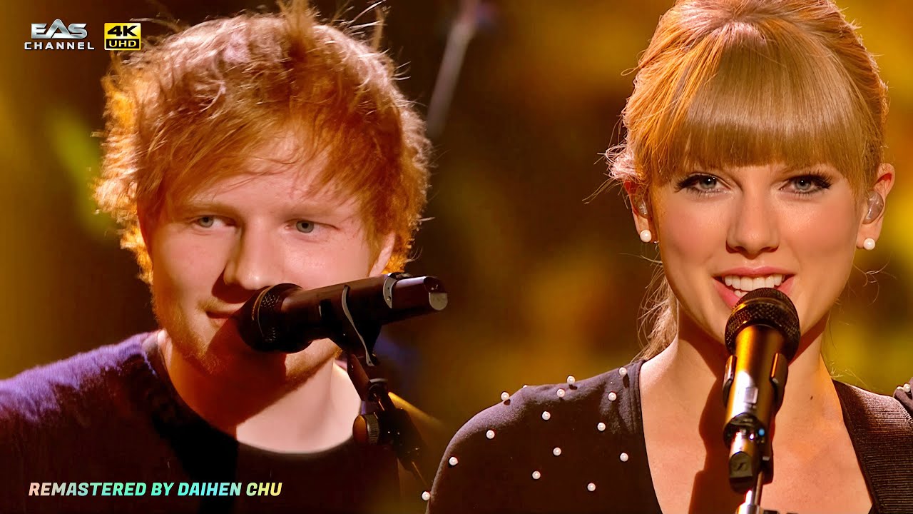 [Remastered 4K &bull; 50fps] Everything has Changed - Taylor Swift & Ed Sheeran Britain's Got Talent 2013