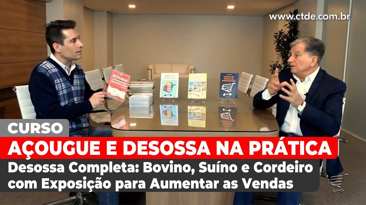 Curso Desossa de Bovino, Suíno e Cordeiro com Exposição para Aumentar as Vendas no seu Supermercado