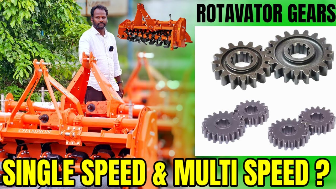 Rotavator Single Speed & Multi Speed என்றால் என்ன ? | Rotoking Rotavators | Come To Village