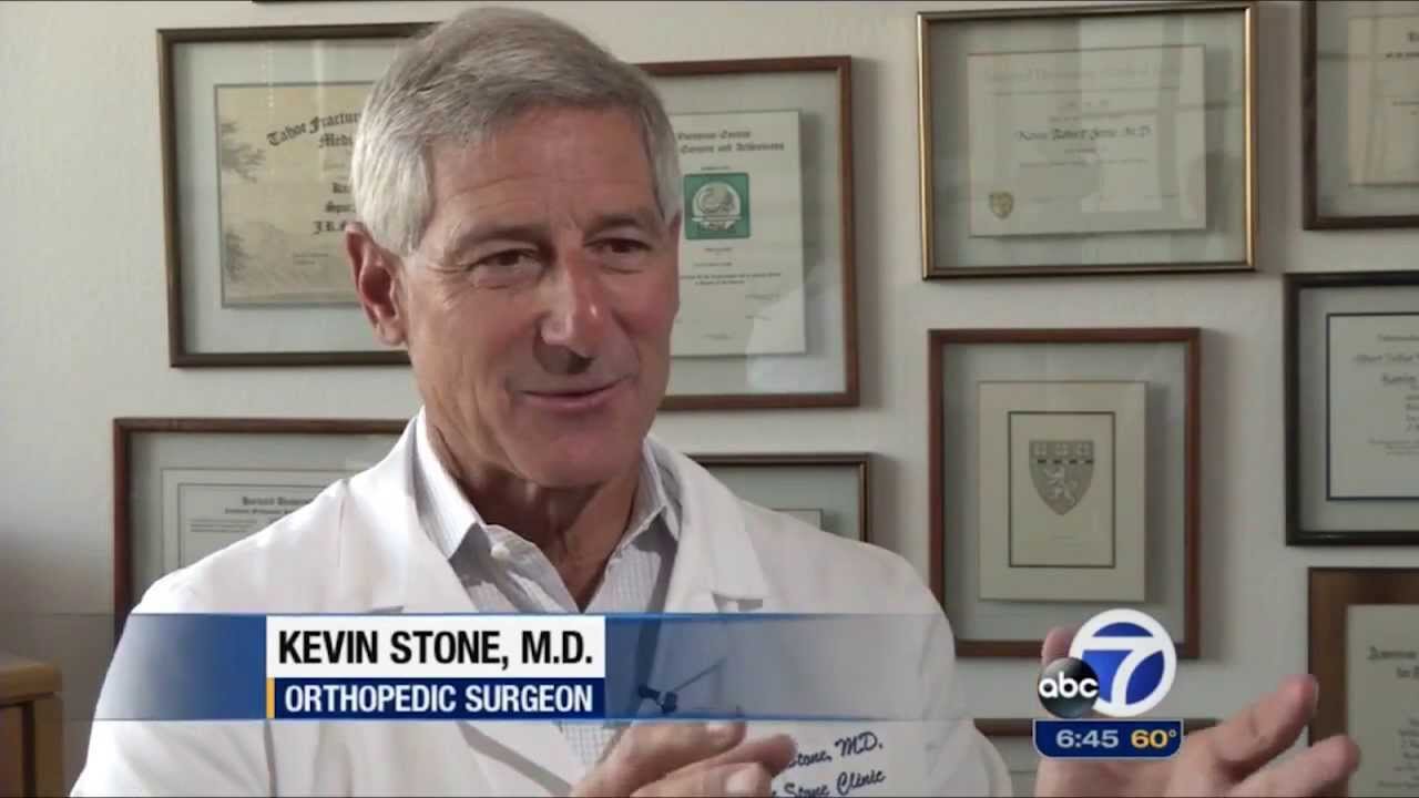 Animal ligaments can repair human knees - ABC 7 News Story on Kevin R. Stone's work on the Z-Lig