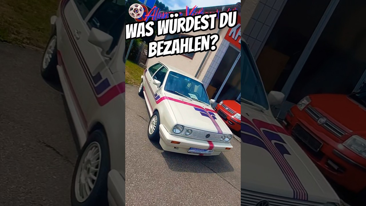 VW Polo GT Metalliclackierung Rallystreifen Alufelgen #forsale #zuverkaufen #oldtimer #ronal #tuning