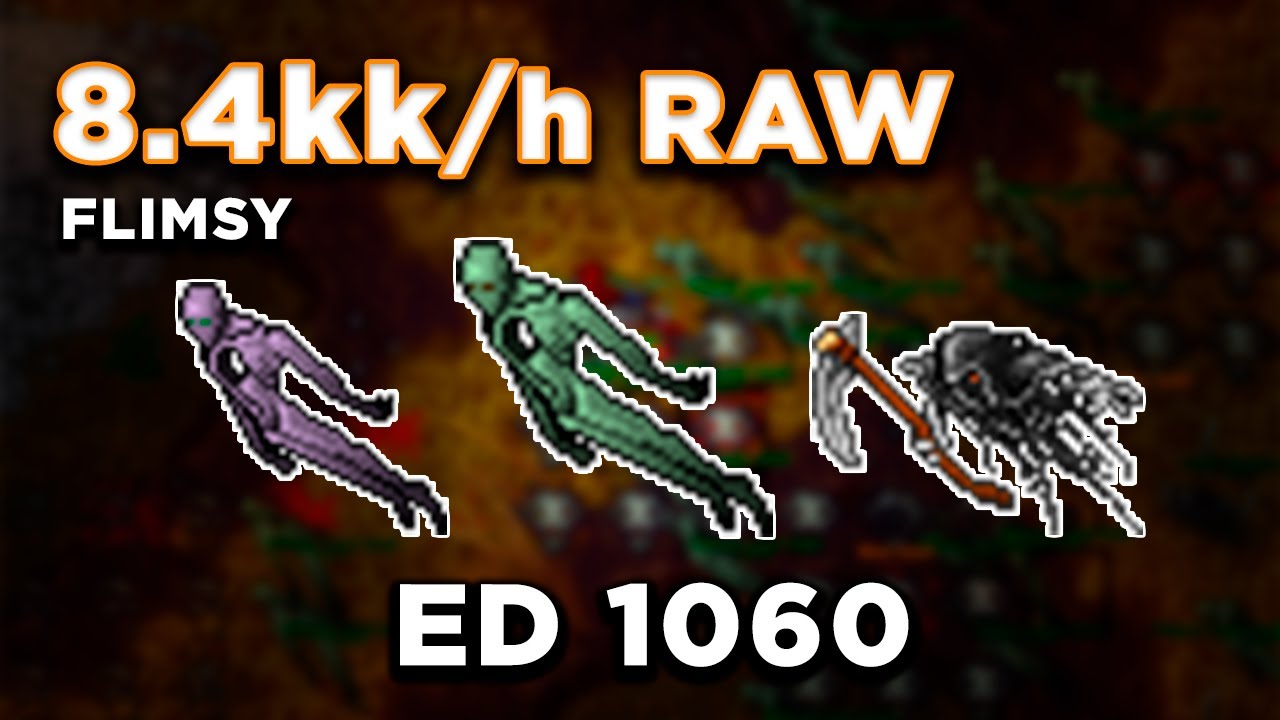 Flimsy Venore - 8.4kk Raw 1kk PROFIT  - ED 1060  - Tibia - Brain Grounds