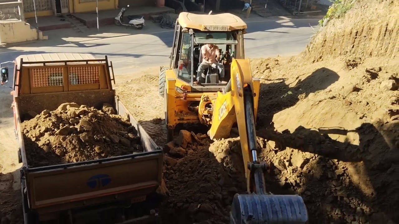 JCB lover conjunction area cutting ,