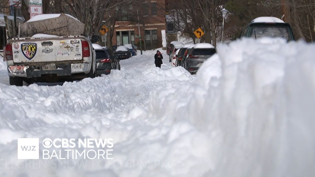 Maryland digs out of biggest snow storm in a decade