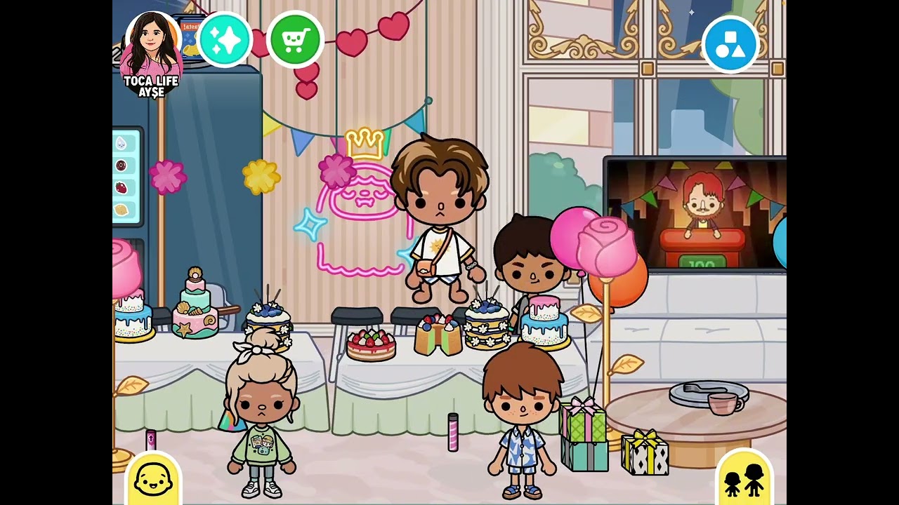 #tocaboca Bugün Elif’in doğum günü 🎂 🎉🎁🎈
