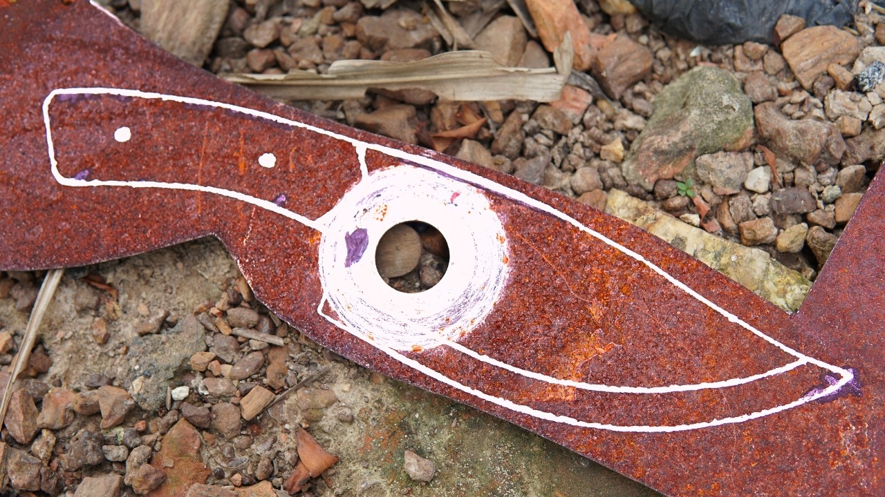 From Rusted Saw Blade to SATORI Knife | Full Build