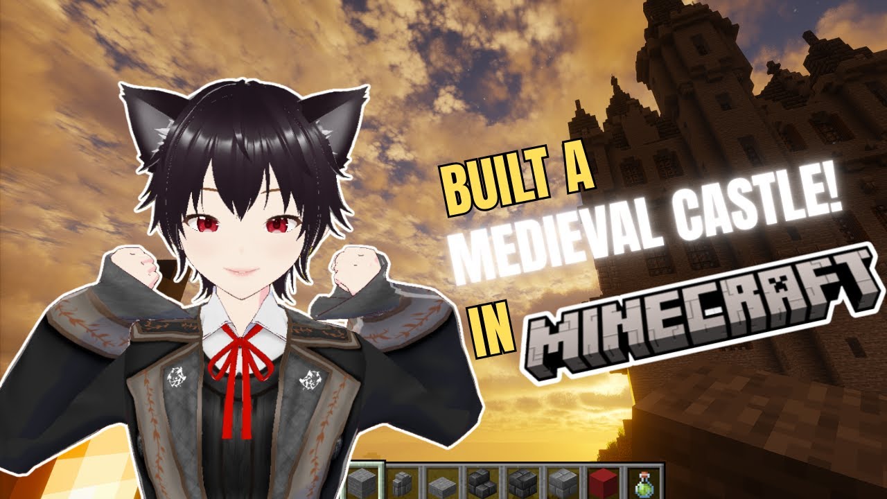 I Built a Medieval Castle in Minecraft &ndash; Dark Academia Style ⚔️🕯️