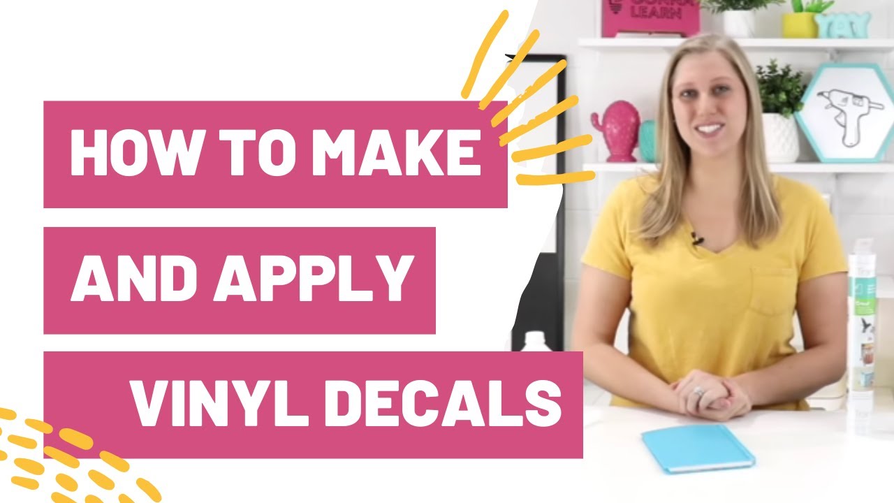 How To Make and Apply Vinyl Decals With Your Cricut