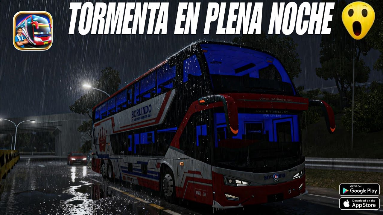 BUS SIMULATOR INDONESIA – La noche más peligrosa bajo la lluvia 😱