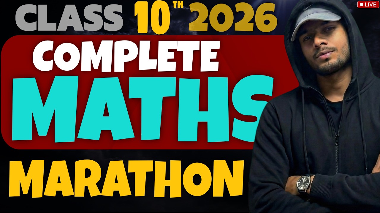 Class 10th Full Maths (ONE SHOT) MarathonI @PwMaths