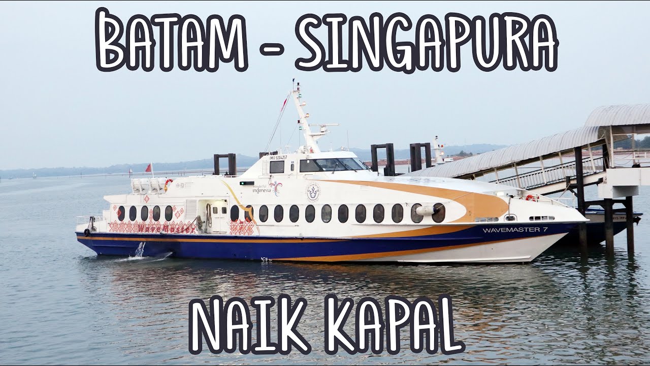 DARI BATAM LANJUT KE SINGAPURA NAIK KAPAL! Majestic Dream Batam Center - Harbour Front