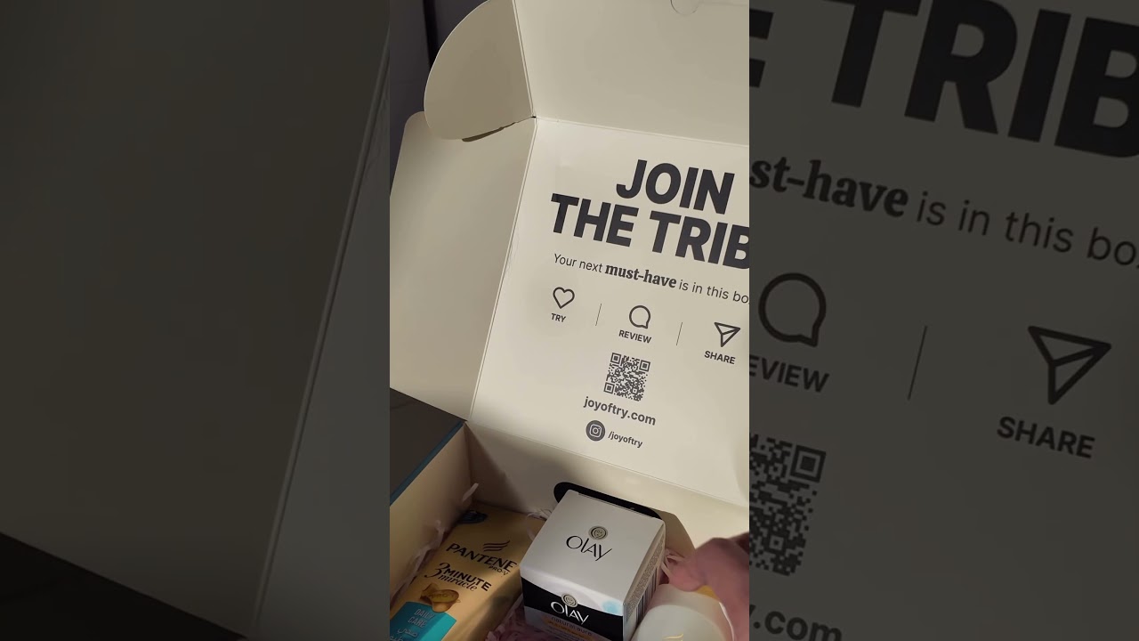 Joy of Try everyday essentials #asmr #unboxing #jotbox