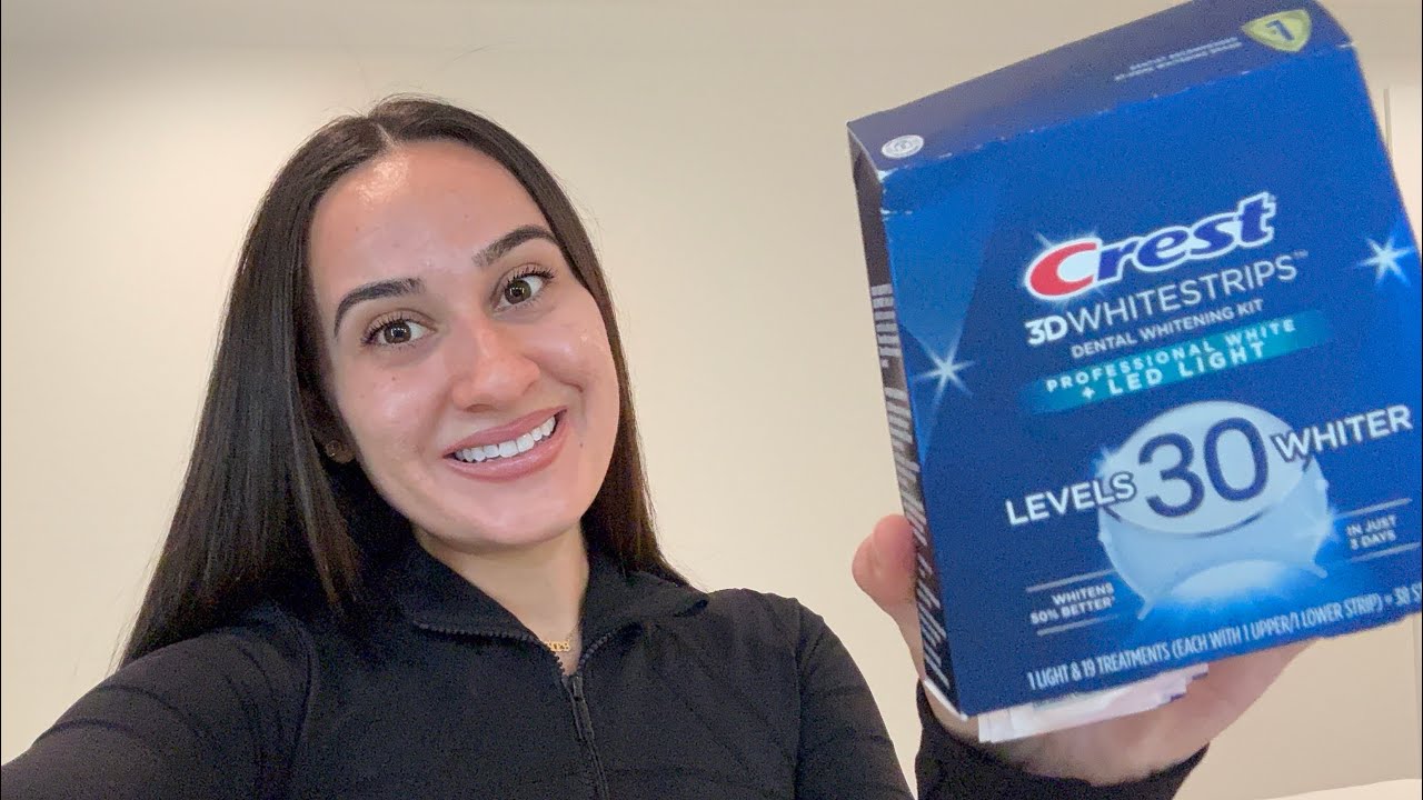 Как отбелить зубы за 14 дней | Отбеливающие полоски Crest 3D
