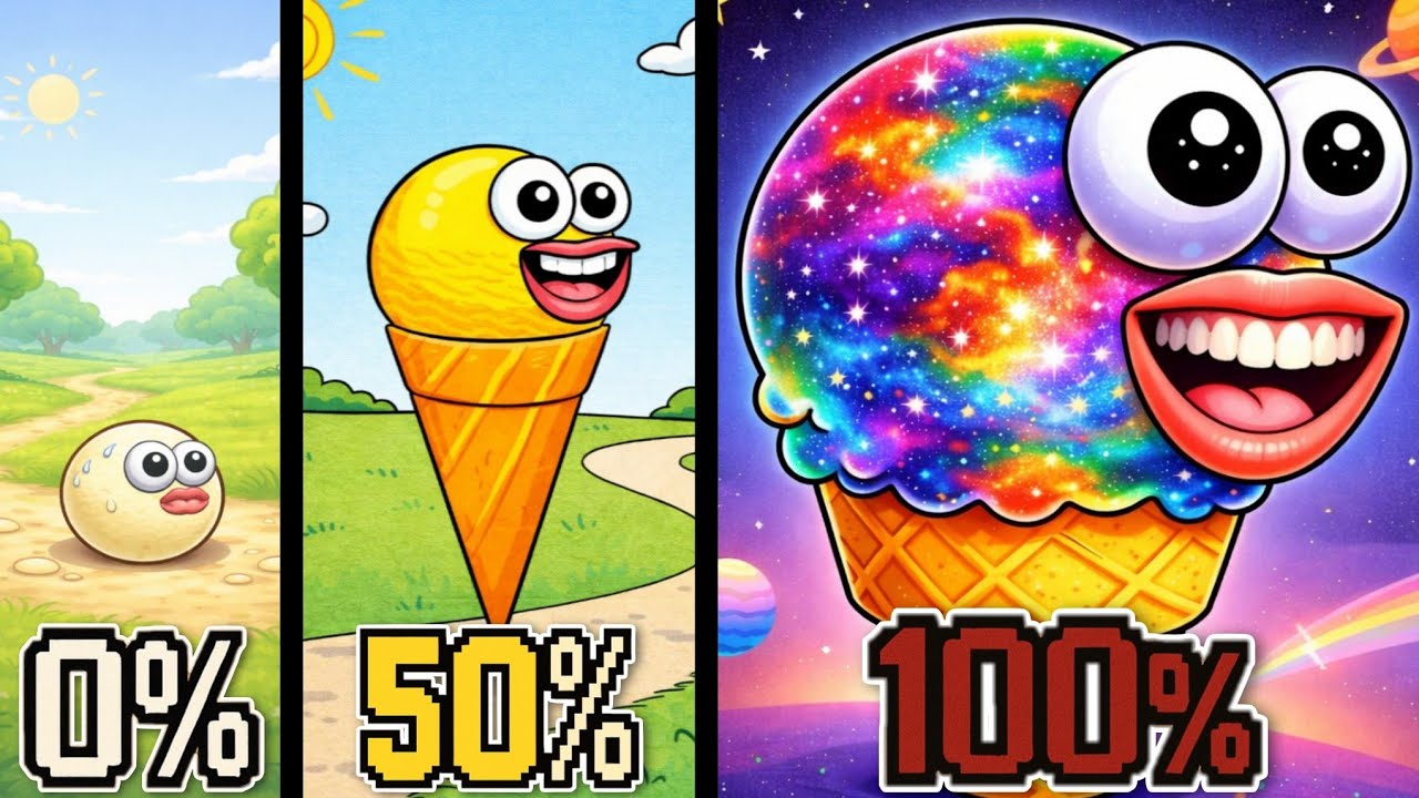Aku Mengupgrade 100% Es Krim Semesta di I scream Ice cream