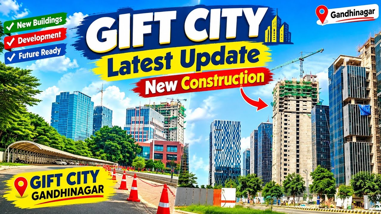 GIFT CITY LATEST UPDATE | GIFT CITY GROUND REALITY | GIFT CITY NEW CONSTRUCTION UPDATE | 2026 | 