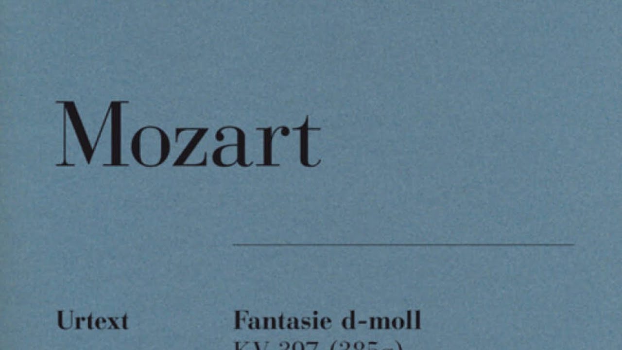 Mozart Fantasie in D minor turorial bars 1 to 11