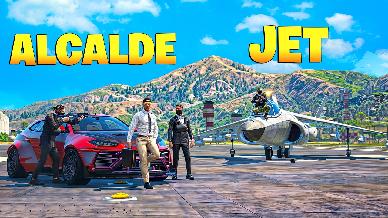 Usamos un Jet de Guerra para Cazar a Mi Peor Enemigo en Gta Rp