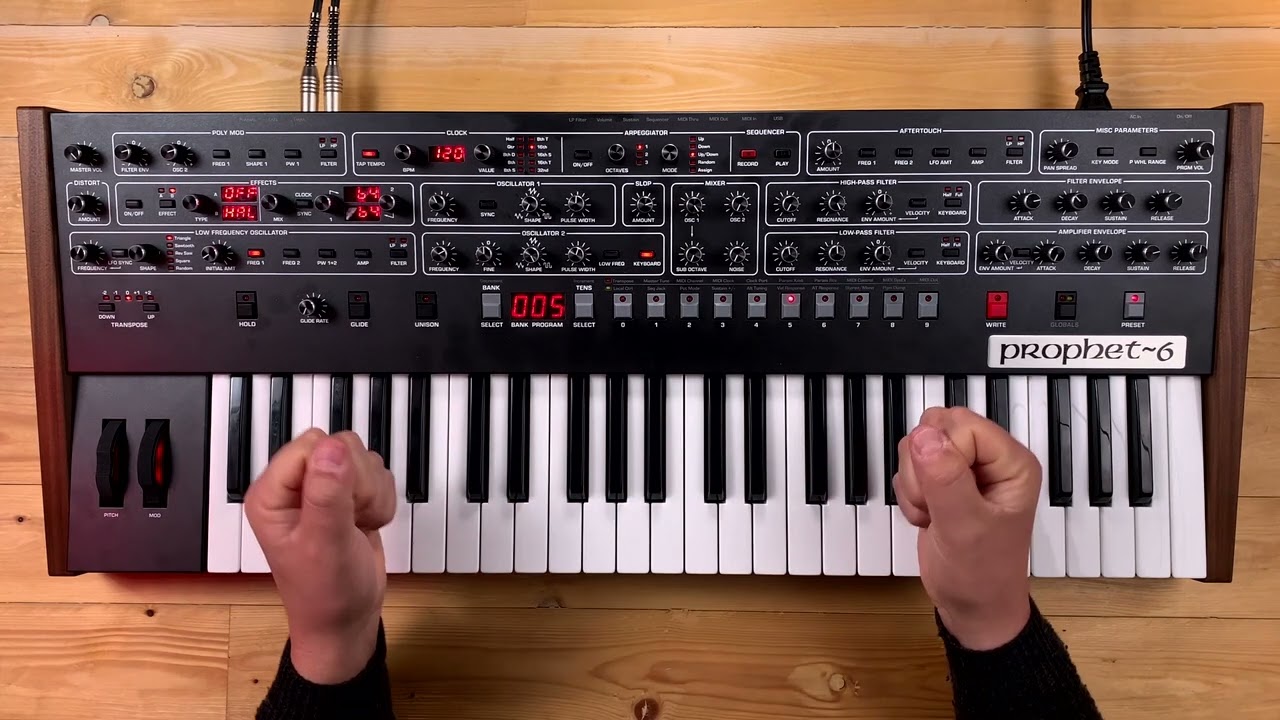 Sequential Prophet 6 demo by Giaga Robot
