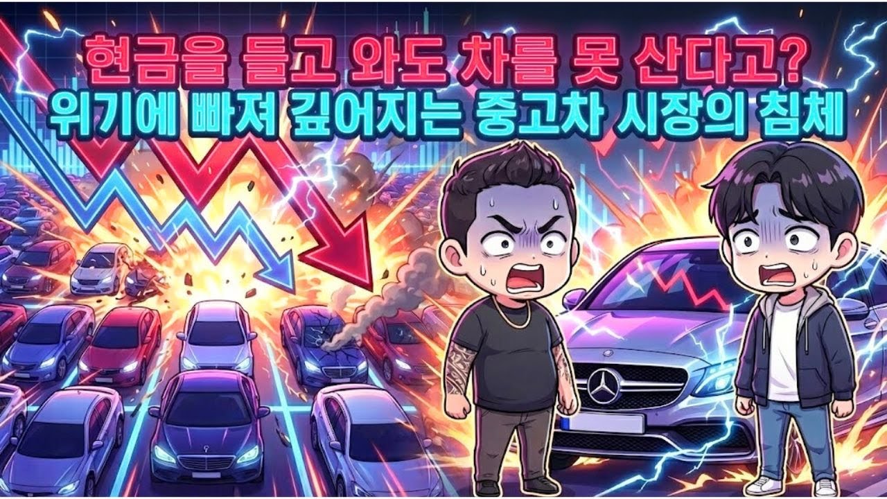 “현금을 들고 와도 차를 못 산다고?” 위기에 빠져 깊어지는 중고차 시장의 침체