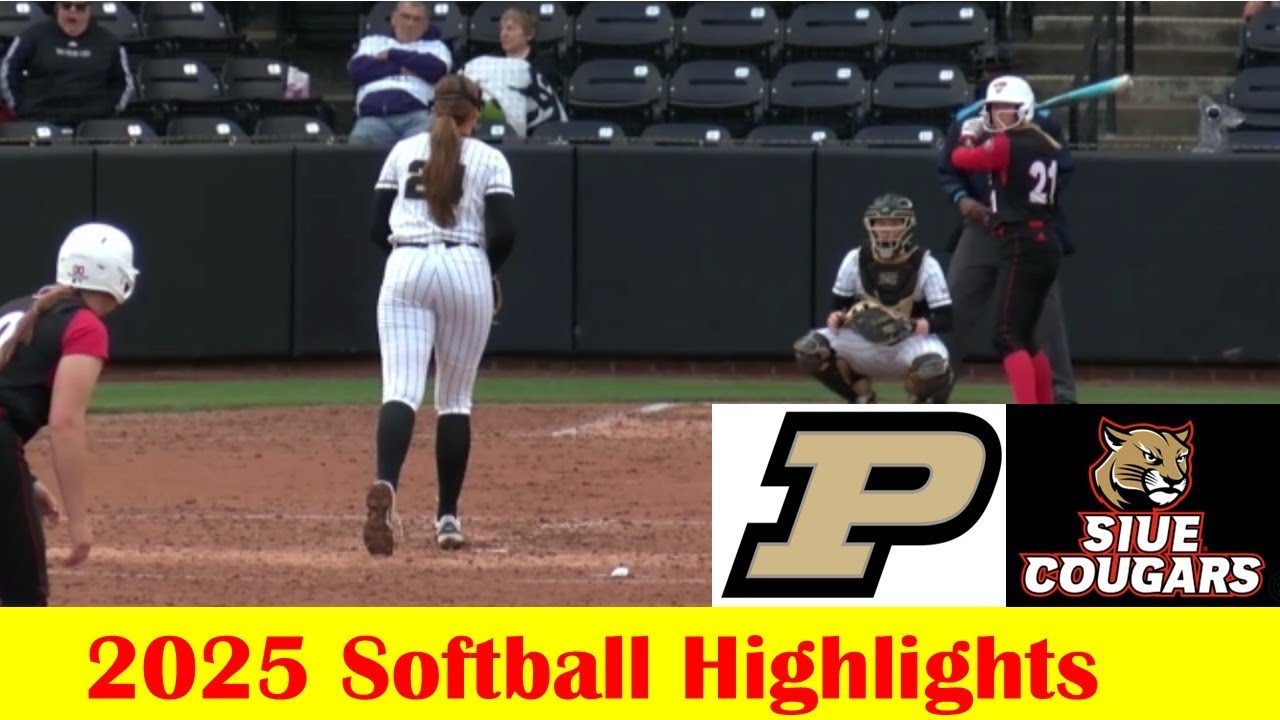 SIUE vs Purdue Softball Game Highlights 4 30 2025