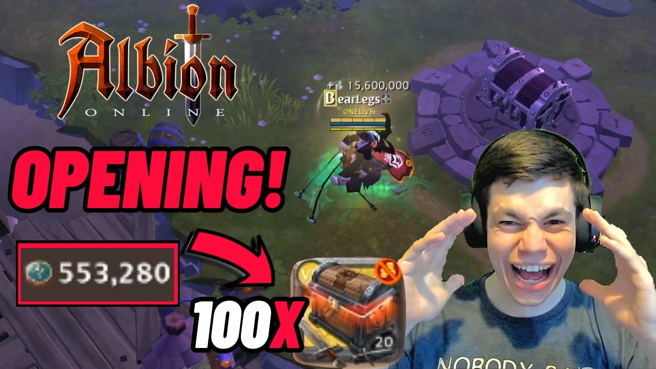 Opening 100 skrzynek zdobywcy T7 - Gdzie te mamuty? - Albion Online