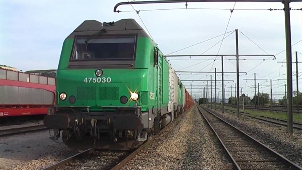 Rognac Aix Gardanne (part 1/2) en cabine BB 75000