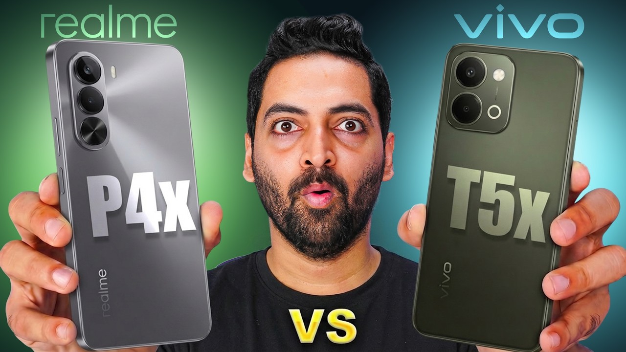 Don't Choose WRONG : realme P4x Vs vivo T5x | Full Comparison 🔥