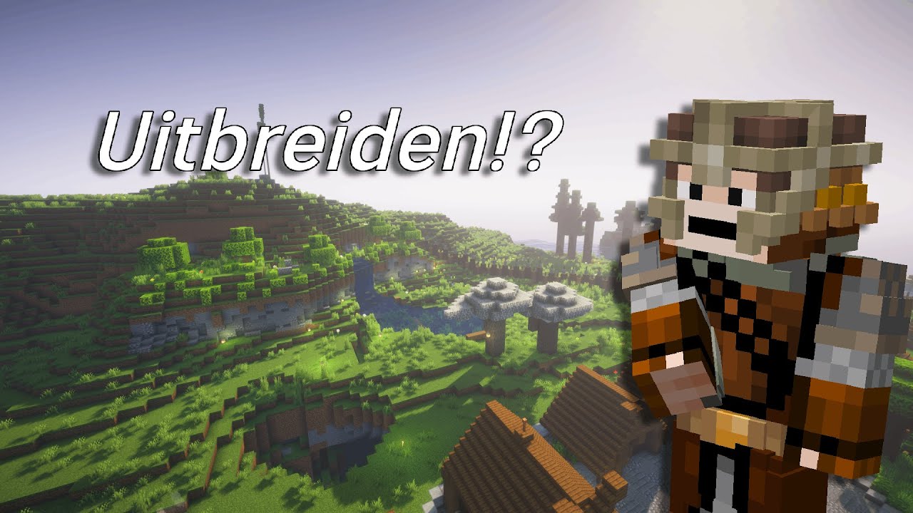 Mijn stad uitbreiden en mooi maken!? In Minecraft (Survival)
