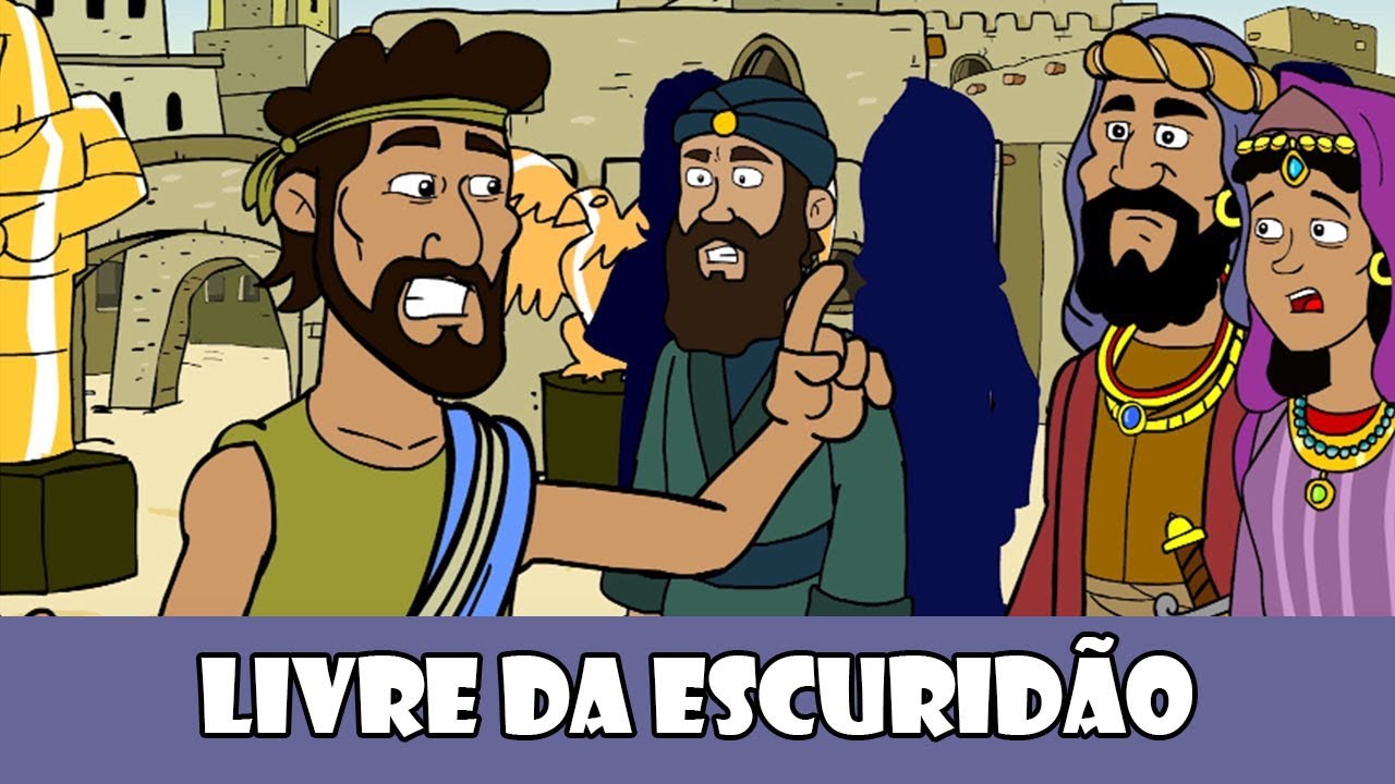 DESENHOS BÍBLICOS - LIVRE DA ESCURIDÃO: JONAS VAI A NÍNIVE