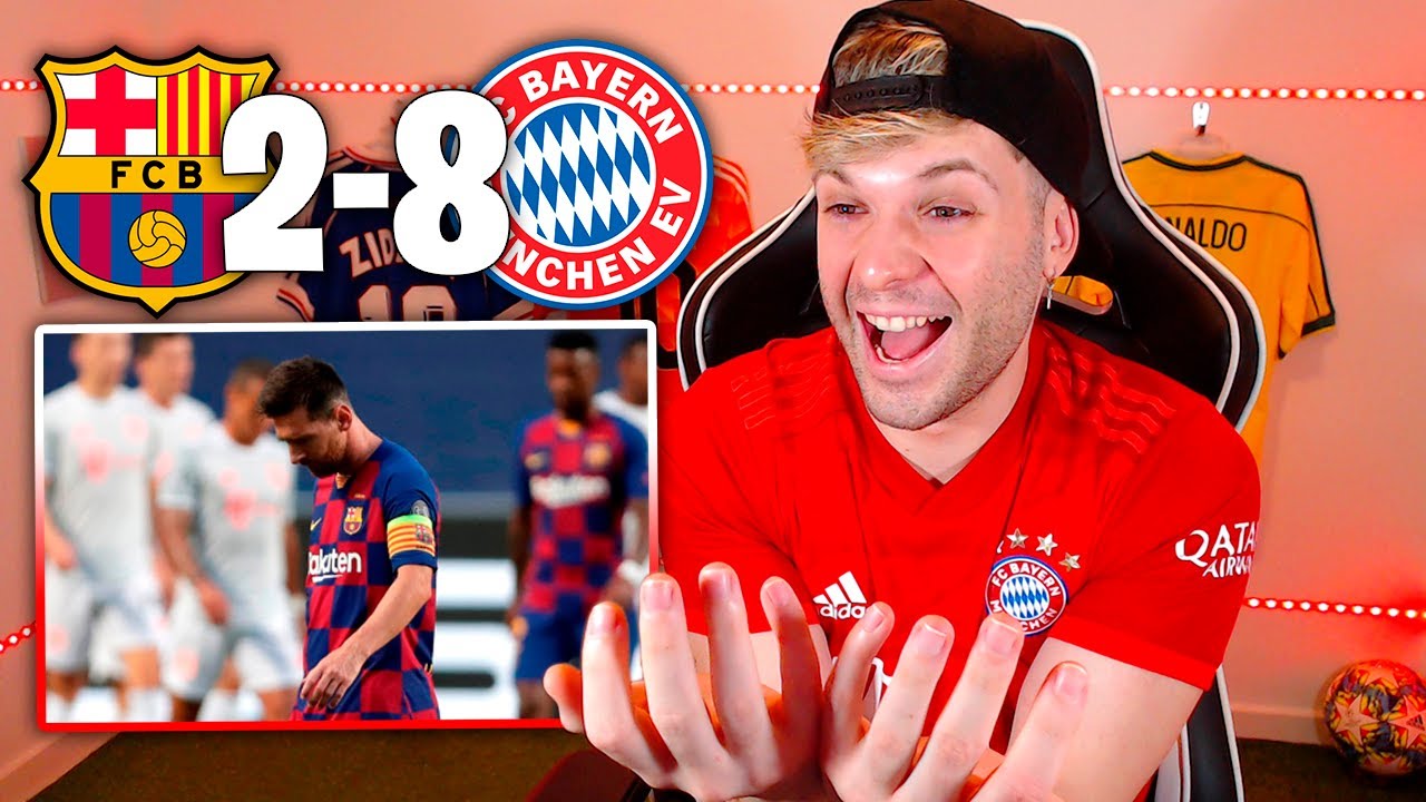 MADRIDISTA REACCIONA al FC BARCELONA 2-8 BAYERN MUNICH cuartos CHAMPIONS LEAGUE 2020