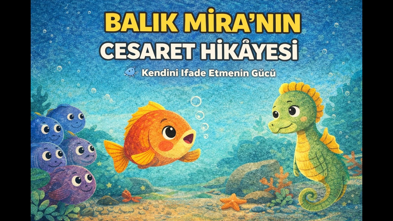 Balık Mira’nın Cesaret Hikâyesi 🐟 | Kendini İfade Etmenin Gücü | Masal Karavanı