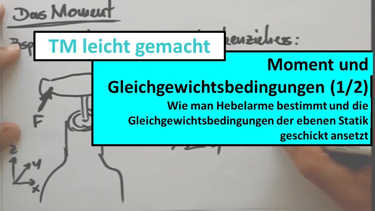 Vorlesung Lagerreaktionen, Teil 1