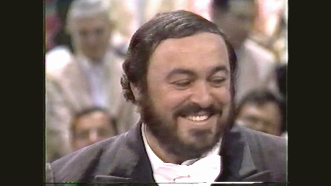 Luciano Pavarotti, Jean-Pierre Rampal, Andrea Griminelli, Madelyn Renée (22 December 1985)