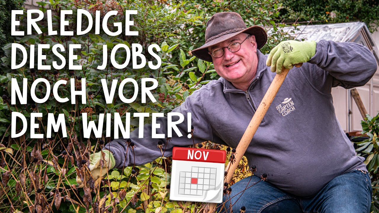 Gartenarbeiten im November - so wird dein Garten winterfest! ❄️