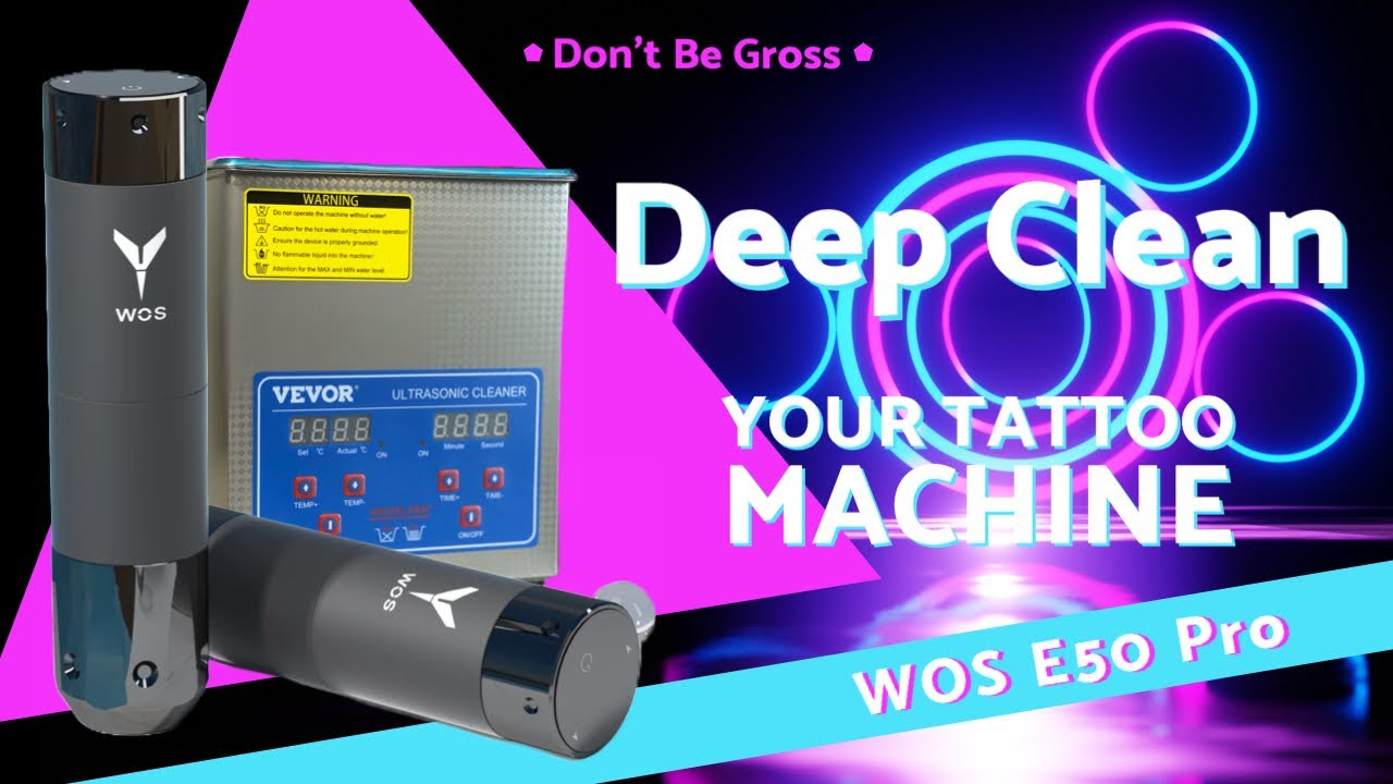 How To Sterilize A Tattoo Machine | Disinfecting And Sterilizing My WOS E50