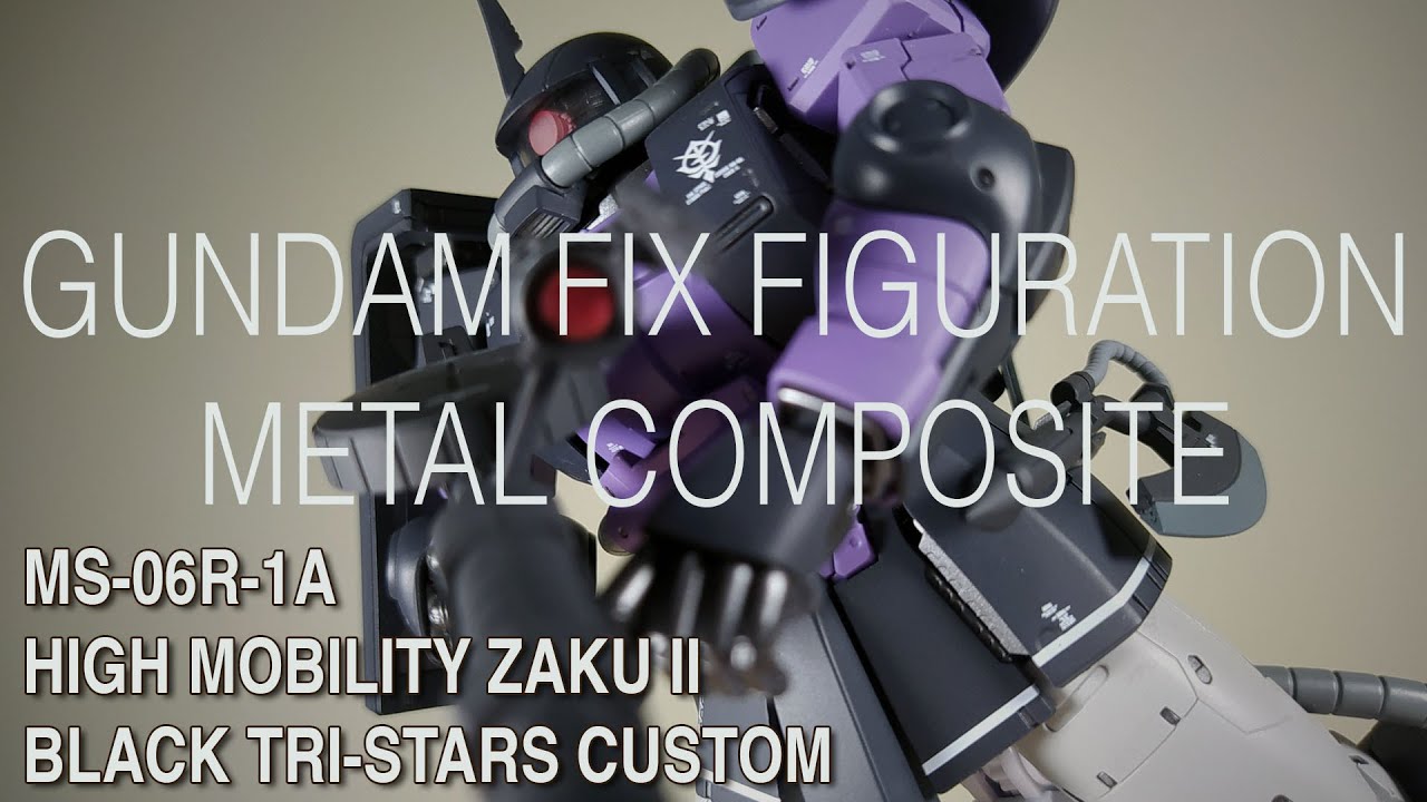 Gundam Fix Figuration Metal Composite Zaku II Black Tri-Stars Review